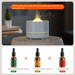 2025 New Colorful Flame Aromatherapy Machine Essential Oil Bedroom Atmosphere Light USB Plug-in Star Projection Lamp_voghion.com