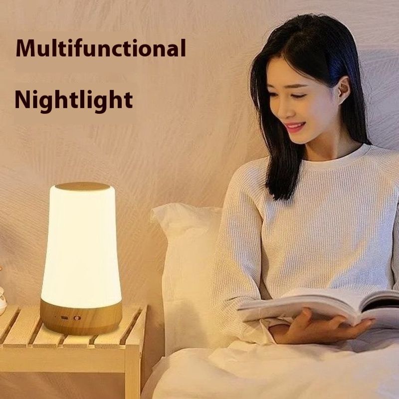 Lampada per l'allattamento al seno portatile, ricaricabile, piccola, a lunga durata, con controllo touch e luce notturna_voghion.com
