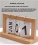 Wooden Flip Page Minimalist Home, Study, Dormitory, Desktop, Desk Perpetual Calendar, Props, Decorations,_voghion.com