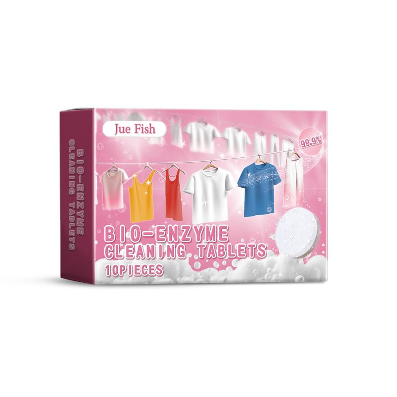 Jue Fish Enzyme biologique pour éliminer les taches de lessive sur les vêtements jaunis, les taches de café et de thé, nettoyage à dissolution rapide_voghion.com