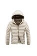Rib Suit, Cotton-padded Coat, Men's Graphene Removable Cap, Slim Fit, Fleece, Thickened Top, Jacket._voghion.com