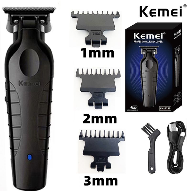 Kemei KM-2299 Men's Hair Clipper Professional Electric Hair Clipper USB Rechargeable Barber Trimmer Men's Electric Hair Clipper YCDC_voghion.com