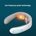 Smark Neck Massager Elektrisk Hot Compress Nack Massage Röst USB Uppladdning EMS Therapy Puls Smärtlindring Verktyg Med_voghion.com