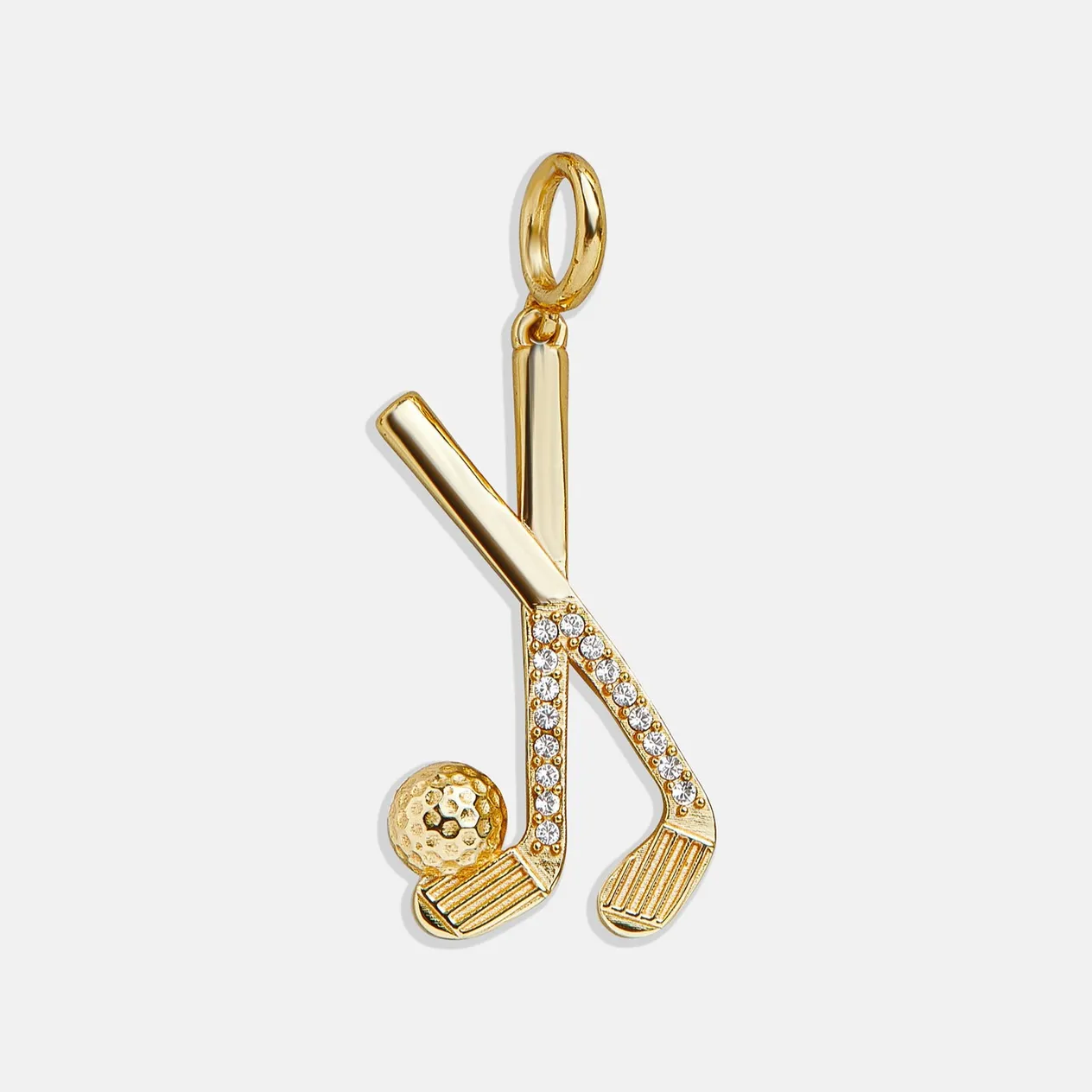 Sports Pendant Set Vacuum Gold Plated Stainless Steel Tennis Volleyball Charms DIY Unisex Jewelry_voghion.com