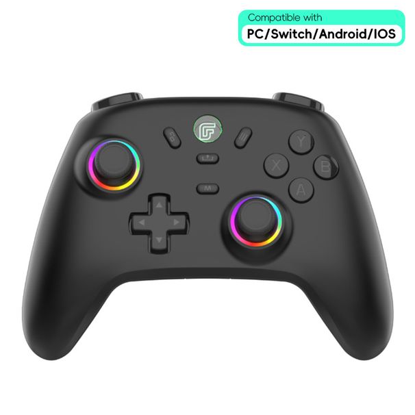 Gamepad Bluetooth S13 - Joystick Hall, batteria da 600 mAh, luce RGB, compatibilità multipiattaforma_voghion.com