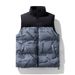 Gilet à col montant cousu pour femmes et hommes, manteau en coton polyvalent_voghion.com