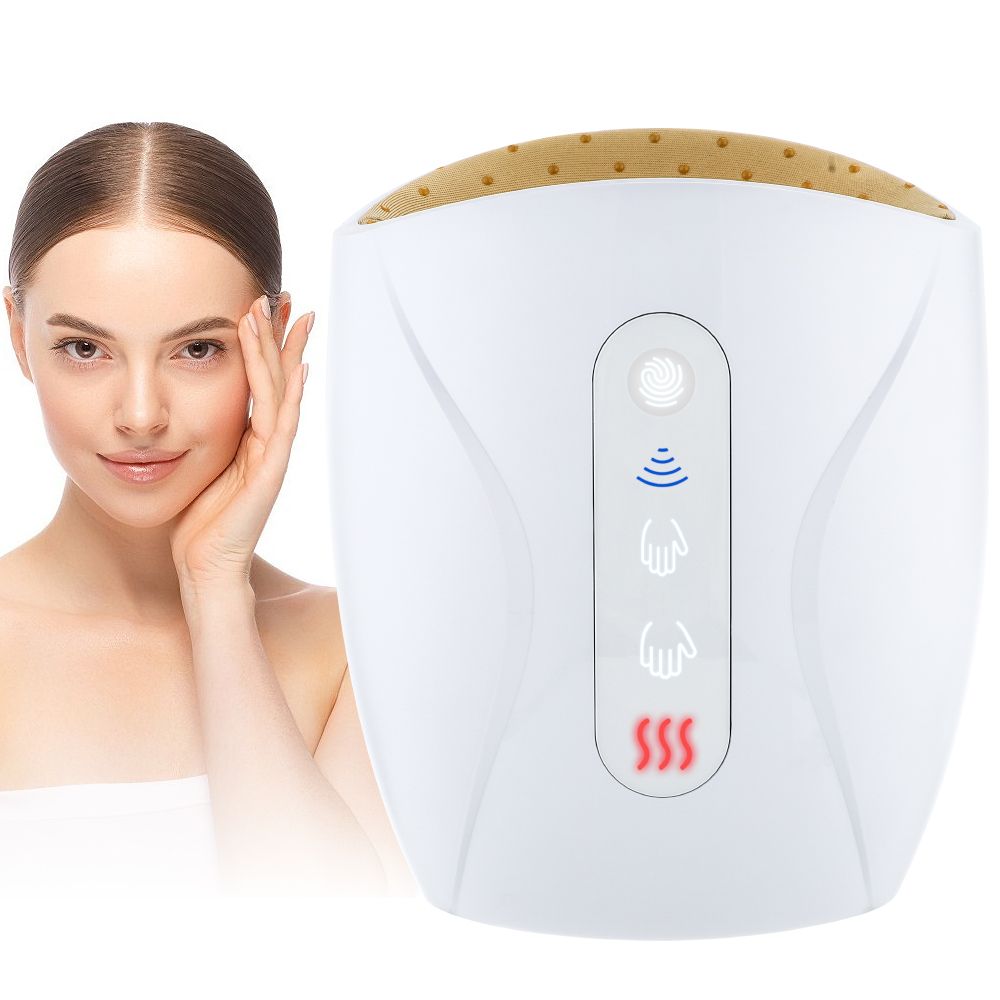 Heated Hand Massager Pressotherapy Palm Massage Device Air Compression Finger Massager Apparatus Heat Compression Electric_voghion.com