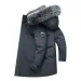 Herren Warm Weiße Enten Daunen Kapuzen Jacke Parkas Multi Taschen Mantel Männlich Winter Lange Männer Wind Dichte Daunen Jacke Mäntel_voghion.com