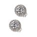 Earrings Geometric Round Moissanite No Piercing Ear Clip Light Luxury High End Temperament Full Diamond Ins Same Style Earrings Earrings_voghion.com