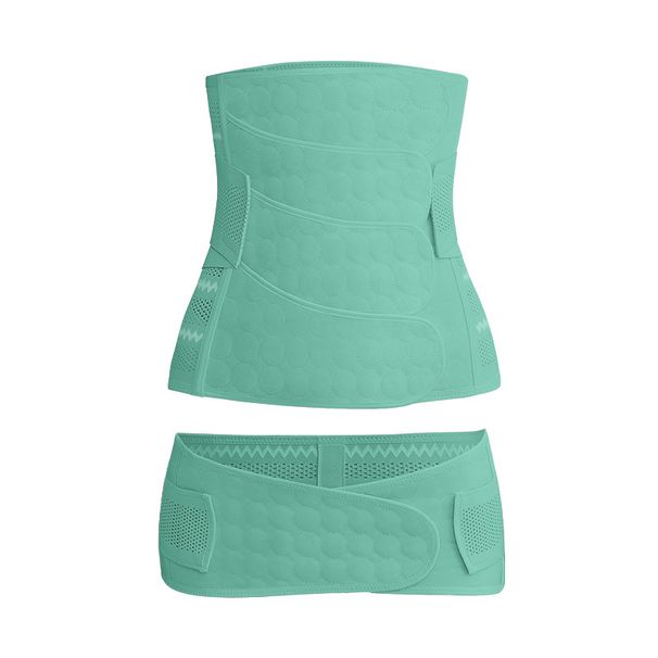 Cintura addominale post-parto per donna, confezione da 4, traspirante, set per parto vaginale, taglio cesareo, cintura addominale in plastica_voghion.com