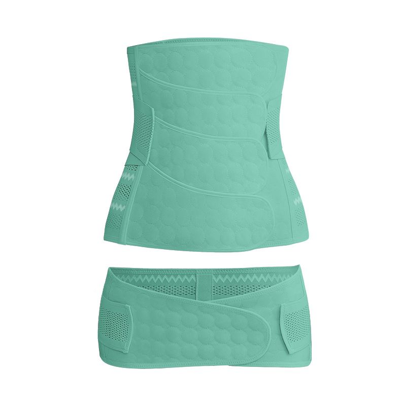 Ceinture abdominale post-partum pour femme, lot de 4, ensemble respirant, accouchement vaginal, césarienne, ceinture abdominale en plastique_voghion.com