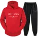 Herren-Trainingsanzüge Herren-Trainingsanzug mit Kapuze Sweatshirts für Männer Hochwertiger City Print Hoodies Hosen Set S Casual Jogging_voghion.com