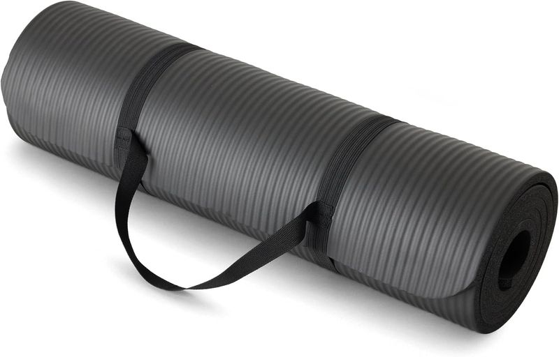 Extra Thick Sports Yoga Mat - 1/2inch Padding With Carrying Strap_voghion.com