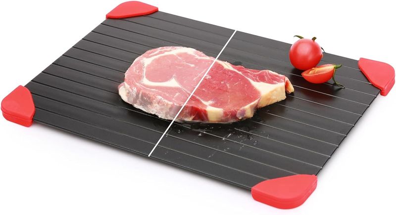Tacka na mrożone mięso Spectabilis, magiczna, szybka i naturalna deska grzewcza, mała mata kuchenna do rozmrażania_voghion.com