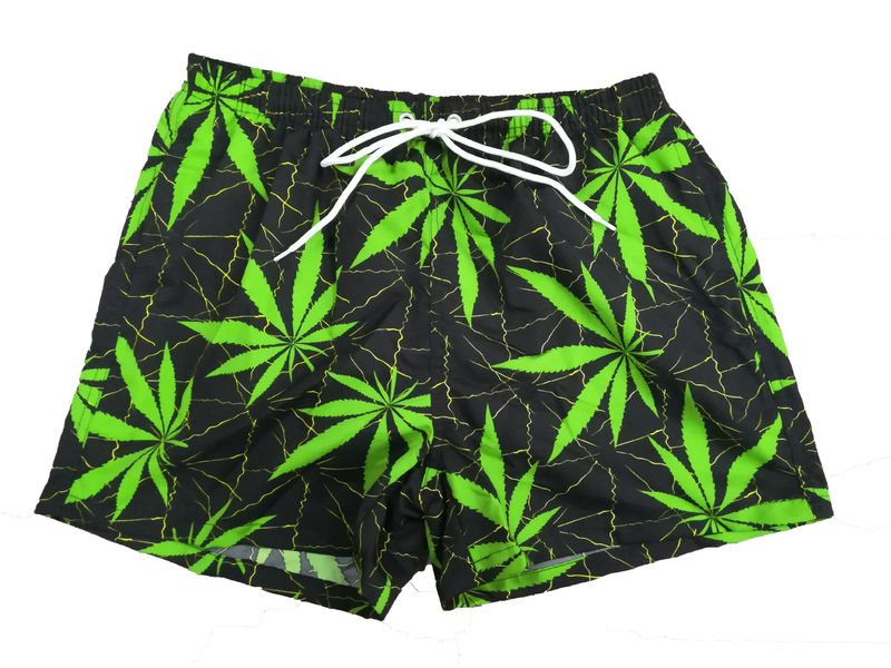 Herren Strandhose Bedruckte Shorts Sport Freizeit Strandhose Schnelltrocknende Surfhose Schwimmhose_voghion.com