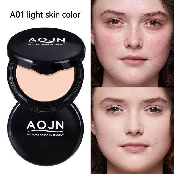 AOJN Flawless Foundation Cream - Waterproof Oil-Control Full Coverage Hydrating Lightweight Foundation_voghion.com