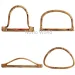 1-2-20PCS Camel Natural Real Bamboo U Shape Handles Replacement Bag Wallet Vintage Handle Bags Strap DIY Accessories_voghion.com