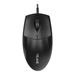 Mouse ottico cablato, scorrimento a 4 vie da 1000 DPI, USB Plug & Play per PC/laptop, mouse ergonomico da ufficio (nero/grigio, cavo da 1,2 m)_voghion.com