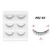 Conjunto de cílios postiços 5 pares de cílios postiços fofos, explosão de pelo de vison, cílios curvados_voghion.com