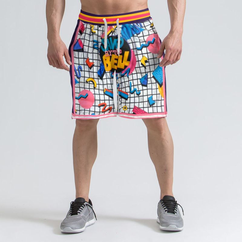 Abbigliamento Uomo Pantaloncini Casual Stampati Pantaloncini Estivi Pantaloncini Pantaloni da Spiaggia_voghion.com