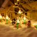 Cross-Border Outdoor Christmas Tree Decoration Santa Claus Atmosphere LED String Lights_voghion.com
