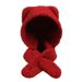 Neu Und Schal Set Zweiteilige Plüsch Bär Warm Gestrickt Für Frauen Winter Gehörschutz Kopf Wrap Hut_voghion.com