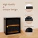 Single Sturdy & Convenient Foldable Cabinet, Durable Steel-Wood Combo With Anti-Slip Design & Quick Fold & Install, Easy To DIY Storage Container With Door, Black_voghion.com