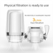 Kitchen Faucet Pre-Filter - Ceramic & Activated Carbon Water Purifier For Direct Drinking Anti-Splash Design_voghion.com