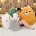 Rabbit Pig Dinosaur Cute Cartoon Animal Plush Toy Pillow For Girls Soft And Cuddly Doll Stuffed_voghion.com