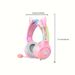 ONIKUMA X15pro, Wired Gaming Headset With Detachable Cat Ears, RGB, Removable Mic, Compatible With PC Mobile, Over-Ear Luminous Wired Gaming Headset_voghion.com