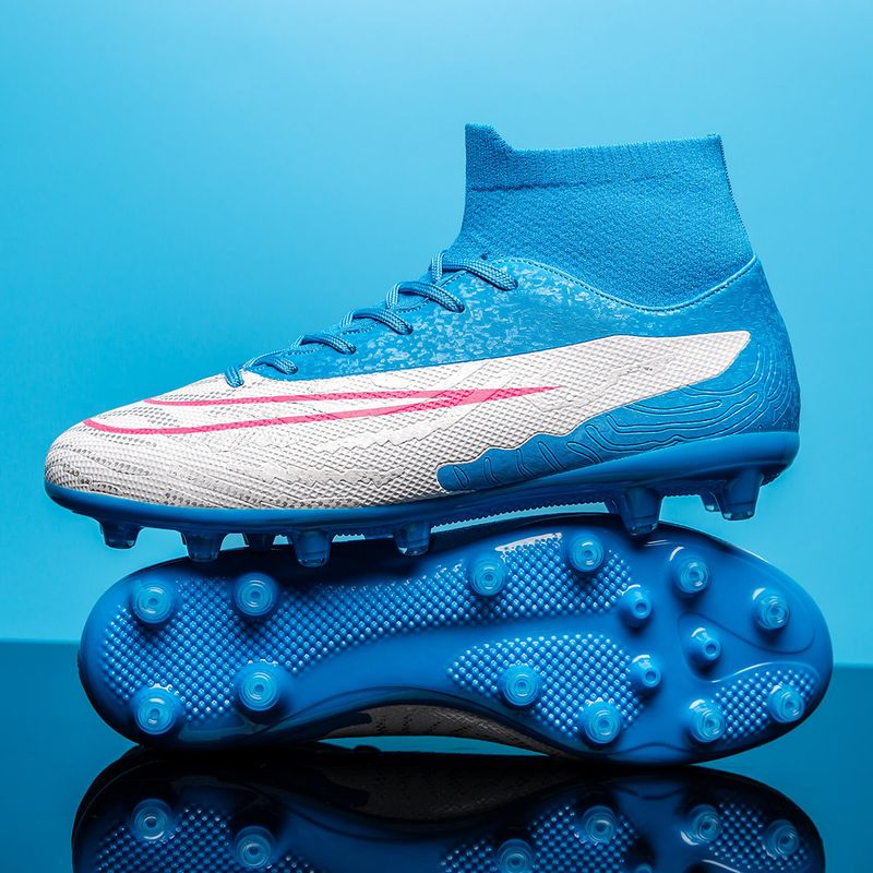 Soccer shoes AG Spikes TF students youth artificial grass training soccer sneakers_voghion.com