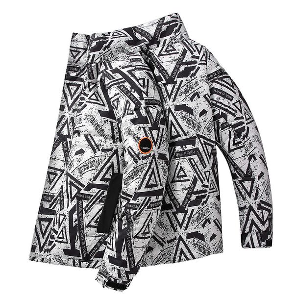 Men's Clothing Winter Down Jacket - Thickened Warm Parka With Camouflage Pattern, 600+ Fill Power White Duck Down, Loose Fit For Extreme Cold Weather_voghion.com