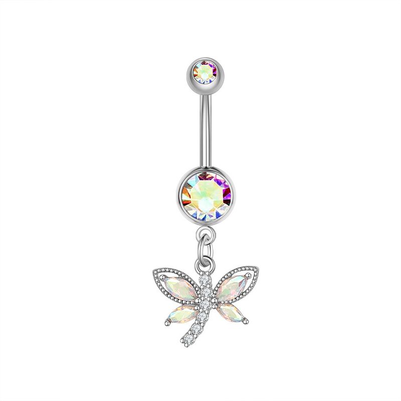 Damenschmuck Zirkon Bauchnabelring Bauchnabelnagel Piercingschmuck_voghion.com