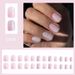 Corto luminoso quadrato armatura leggera polvere sfumata argento glitter indossare nail art moda joker europeo e americano commercio estero ins24 pezzi_voghion.com