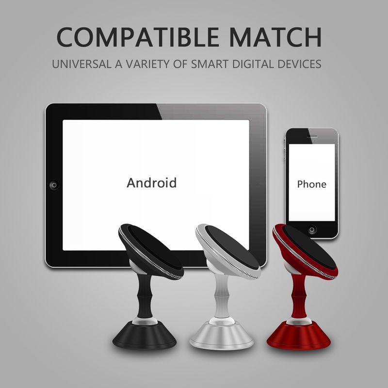 2022 Mobile Phone Magnetic Bracket Car Holder Aluminum Alloy Material Hot Selling New Product_voghion.com