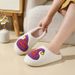 Cotton Fluffy Slippers Home Cartoon Spider Witch Hat Platform Plush Slides Couple Funny Halloween Shoes Women Men Indoor S051_voghion.com