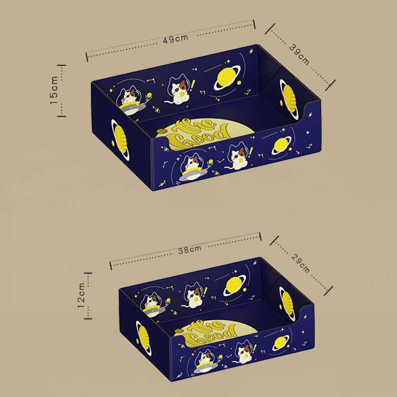 Tek Kullanımlık İş Gezileri, Bahar Gezileri, Yatılı Konaklamalar ve Seyahatler İçin Taşınabilir, Kalınlaştırılmış Katlanabilir Kedi Kum Kabı_voghion.com