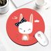 Thickened small circular anti slip table mat, pad, rubber mouse pad_voghion.com
