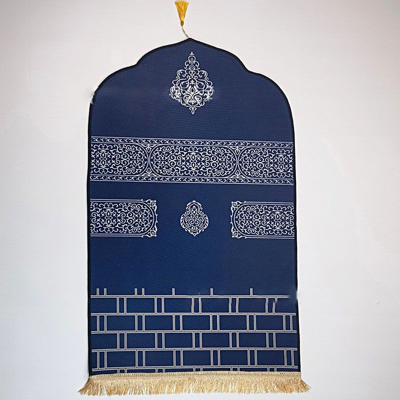 Carpets Islamic Prayer Rug Mat For Muslim Worship Carpet Living Room Prayer Thickened Crystal Velvet Floor Mat Special Shaped Printed Thick Mat_voghion.com