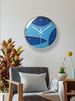 Yipula 7172 Simple Creative Living Room Silent Abstract Quartz Clock Home Sweep Second Wall Watch_voghion.com