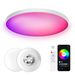 Izzók Okos Wifi Bluetooth Távirányító Tompított Szín Hang Modern Minimalista Lencse Kerek Mennyezeti Lámpa_voghion.com