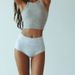 Women's clothing cotton inseam high waist women's cotton sexy and comfortable hip-covering underwear thin belly-control briefs_voghion.com