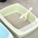 Semi-Enclosed Square Portable Outdoor Temporary Toilet Large Size Detachable Washable Cat Litter Box_voghion.com