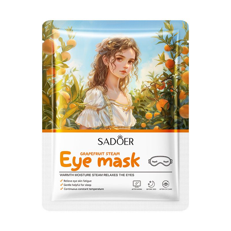 Full English Yuzu Rose Steam SADOER Moisturizing Relieves Dry Eyes Eye Mask_voghion.com