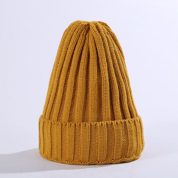 Berretto invernale lavorato a maglia autunnale e invernale con pompon - Berretto casual morbido, caldo ed elasticizzato con polsini a coste per il freddo_voghion.com