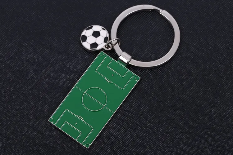Porte-clés unisexe en alliage métallique, souvenir d'équipe, cadeau créatif, pendentif pour terrain de Football_voghion.com