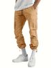 Unbeatable Quality Cotton Comfort 2025 Summer New Men's Work Pants With Drawstring Multi Port_voghion.com