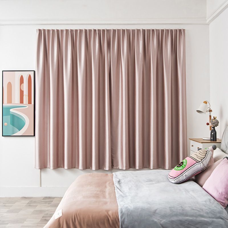 Vorhänge Vollverdunkelung Prag Klettvorhänge Stanzfreie Installation Selbstklebendes Sonnenschutztuch Sonnenschutz und Wärmeisolierung_voghion.com