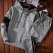 Men's Clothing New Spring And Autumn Casual Suit Men's Hooded Pullover Sweatshirt Student Class Uniform Complete Set Of Sweatpants_voghion.com