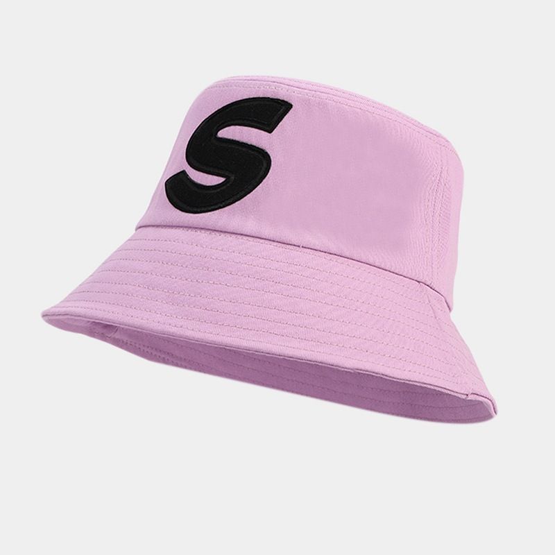 Cappello da pescatore con lettera, da donna, primavera estate, alla moda, visiera, da uomo, per il tempo libero, alla moda, cappello da bacino_voghion.com